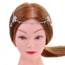 Bohemian Metal Crystal Teardrop Head Chain Forehead Headband Hair Band Head Piece Wedding Party Bridesmaid Hair Jewelry