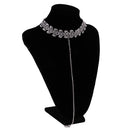 Romantic Artifical Crystal Lady Necklace Wedding Jewelry