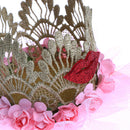 Princess Baby Girls Red Lips Crown Headband Birthday Cake Smash Photo Prop