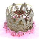 Princess Baby Girls Red Lips Crown Headband Birthday Cake Smash Photo Prop