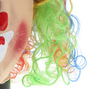 Creepy Evil Clown Mask Lunatic Jester Monster Costume Halloween Fancy Dress
