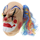 Creepy Evil Clown Mask Lunatic Jester Monster Costume Halloween Fancy Dress
