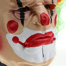Creepy Evil Clown Mask Lunatic Jester Monster Costume Halloween Fancy Dress