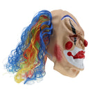 Creepy Evil Clown Mask Lunatic Jester Monster Costume Halloween Fancy Dress