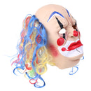 Japanese Geisha Joker Mask Scary Latex Clown Mask Adult Halloween Costume Prop