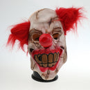 Full Face Scary Evil Clown Mask Bloody Mouth Joker Latex Mask Halloween Fancy Dress