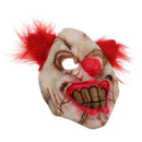 Full Face Scary Evil Clown Mask Bloody Mouth Joker Latex Mask Halloween Fancy Dress