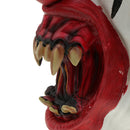 Scary Evil Clown Mask Creepy Bloody Mouth Joker Latex Mask Adult Halloween Costume