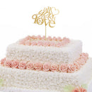20pcs Glitter All You Need is Love Cake Topper Wedding Engagement Cake Decor
