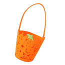 Halloween Loot Party Bag Hollow out Orange Pumpkin Smiling Bag Trick or Treat Bucket Tote Bag Children Holiday Candy Bag
