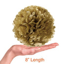 30pcs Paper Tassels Pom Poms Flowers Circle Hanging Garland Wedding Birthday Baby Shower Home Background DIY Decor