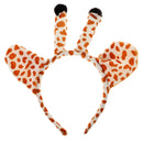 Animal Giraffe Ears Headband Wildlife Costume Carnival Halloween Christmas Fancy Dress Hairband