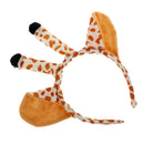 Animal Giraffe Ears Headband Wildlife Costume Carnival Halloween Christmas Fancy Dress Hairband