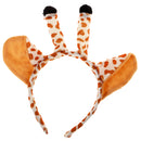 Animal Giraffe Ears Headband Wildlife Costume Carnival Halloween Christmas Fancy Dress Hairband