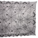 122 x 244 cm Halloween Table Cloth Cover Party Classic Pattern Scary Black Spider Web Cobweb Bat Lace Tablecloth