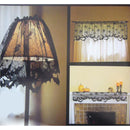 Spooky Black Lace Spider Web Bat Cobweb Fireplace Cover Halloween Prop Wall Hanging Decor
