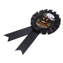 Pumpkin Award Rosette Badge Halloween Party Pin Brooch Favour Gift