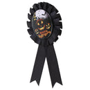 Pumpkin Award Rosette Badge Halloween Party Pin Brooch Favour Gift