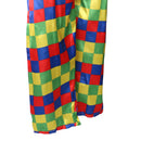 Clown Costume Grids Suspender Trousers Set Halloween Masquerade Mens Fancy Dress