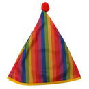 Funny Adult Circus Clown Costume Comedy Stripes Outfit Carnival Party Fancy Dress
