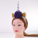 Glitter Unicorn Horn Ear Headband Head Party Adult Kids Funny Party Hair Accessories