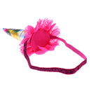 Rainbow Unicorn Horn Head Party Glitter Headband Halloween Party Fancy Dress