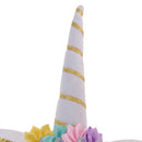 Decorative Unicorn Horn Ear Floral Headband Halloween Hen Night Party Costume