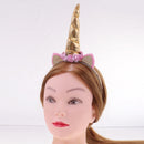 Unicorn Horn Ear Floral Headband Hairband Halloween Cosplay Party Costume