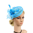 20s Gatsby Feather Fascinator Side Hat Wedding Ascot Race Hair Accessories