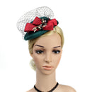 Vintage Fascinator Charleston Party Bow Side Hat Wedding Church Headdress
