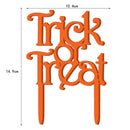 Acrylic Trick Or Treat Cake Toppers Halloween Party Cake Decoration