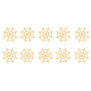 10pcs Unfinished Wooden Spider Web Cutout DIY Craft Halloween Embellishment