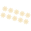 10pcs Unfinished Wooden Spider Web Cutout DIY Craft Halloween Embellishment
