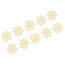 10pcs Unfinished Wooden Spider Web Cutout DIY Craft Halloween Embellishment