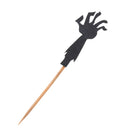 20x Funny Black Zombie Arm Cake Cupcake Muffin Topper Picks Themed Party Decoration Prop