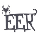 Pack of 20 Horror EEK Spider Cake Topper Halloween Party Cupcake Picks Party Favors Black