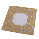 10pcs Invitation Cards with Lace Flower Wedding Birthday Anniversary Parties