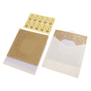 10pcs Invitation Cards with Lace Flower Wedding Birthday Anniversary Parties