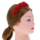 Girl Bridal Headband Wedding Hair Vine Accessories Crystal Pearls Headdress