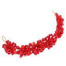 Girl Bridal Headband Wedding Hair Vine Accessories Crystal Pearls Headdress