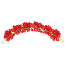 Girl Bridal Headband Wedding Hair Vine Accessories Crystal Pearls Headdress