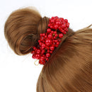 Girl Bridal Headband Wedding Hair Vine Accessories Crystal Pearls Headdress