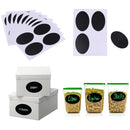 9 Sheet of 4pcs Black Board Stickers Home Kitchen Jar Label Wall Decals DIY