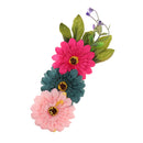 Handmade Artificial DIY Trim Fabric 3D Flower Sunflower Applique Crafts Wedding Headband Straw Hat Hair Clothing Accessory