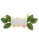 Unfinished Handmade DIY Trim Fabric 3D Flower Daisy Applique Crafts Wedding Headband Straw Hat Hair Clothing Accessory