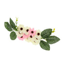 Unfinished Handmade DIY Trim Fabric 3D Flower Daisy Applique Crafts Wedding Headband Straw Hat Hair Clothing Accessory