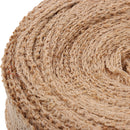 10m Brown Burlap Ribbon Shabby Jute Ribbon DIY Crafting Accessories for parties 2.5cm