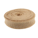 10m Brown Burlap Ribbon Shabby Jute Ribbon DIY Crafting Accessories for parties 2.5cm