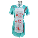 Halloween Bloody Nurse Doctor Costume Horror Ladies Party Fancy Dress