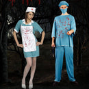 Halloween Bloody Nurse Doctor Costume Horror Ladies Party Fancy Dress